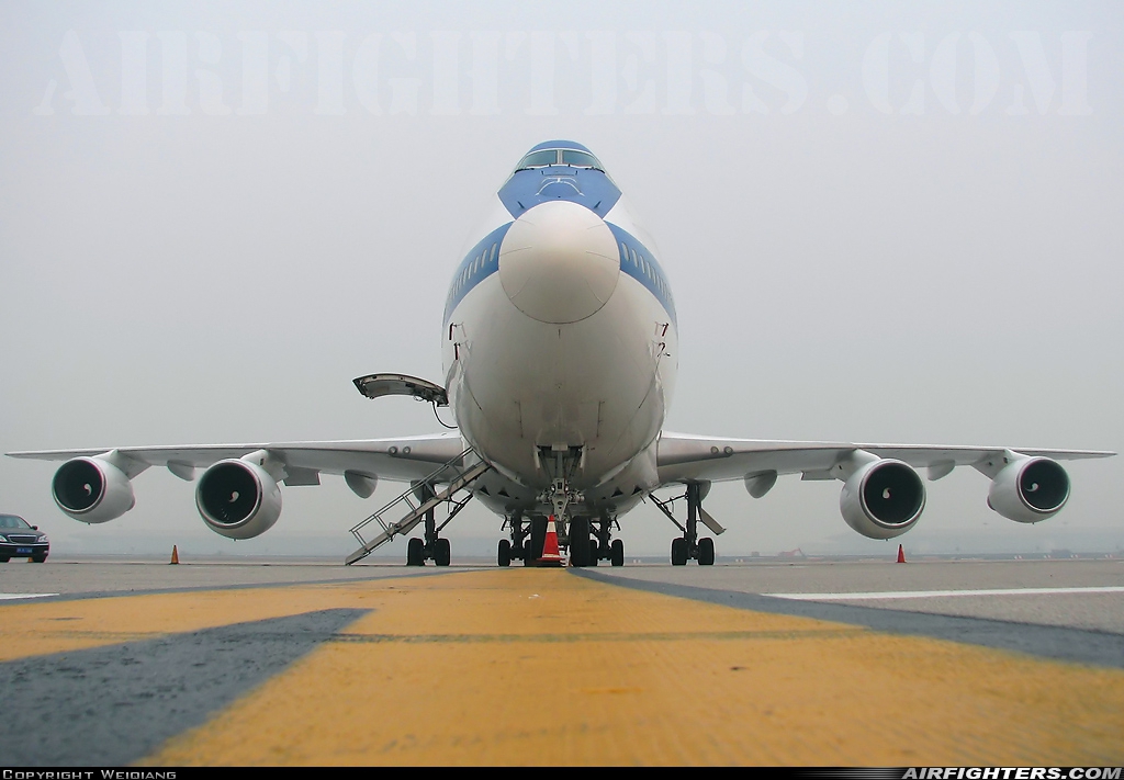 USA - Air Force Boeing E-4B (747-200B) 75-0125 at Beijing - Capital (PEK / ZBAA), China