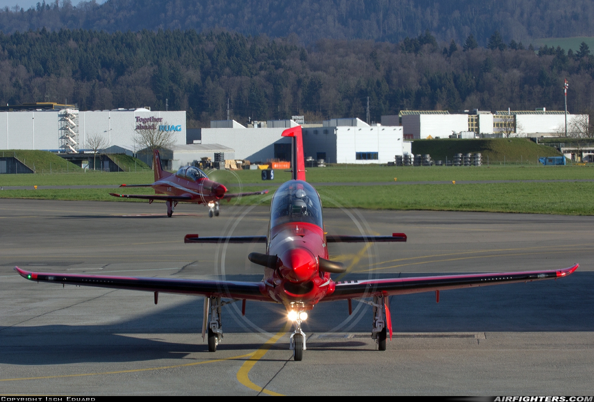 Switzerland - Air Force Pilatus PC-21 A-105 at Emmen (EML / LSME), Switzerland