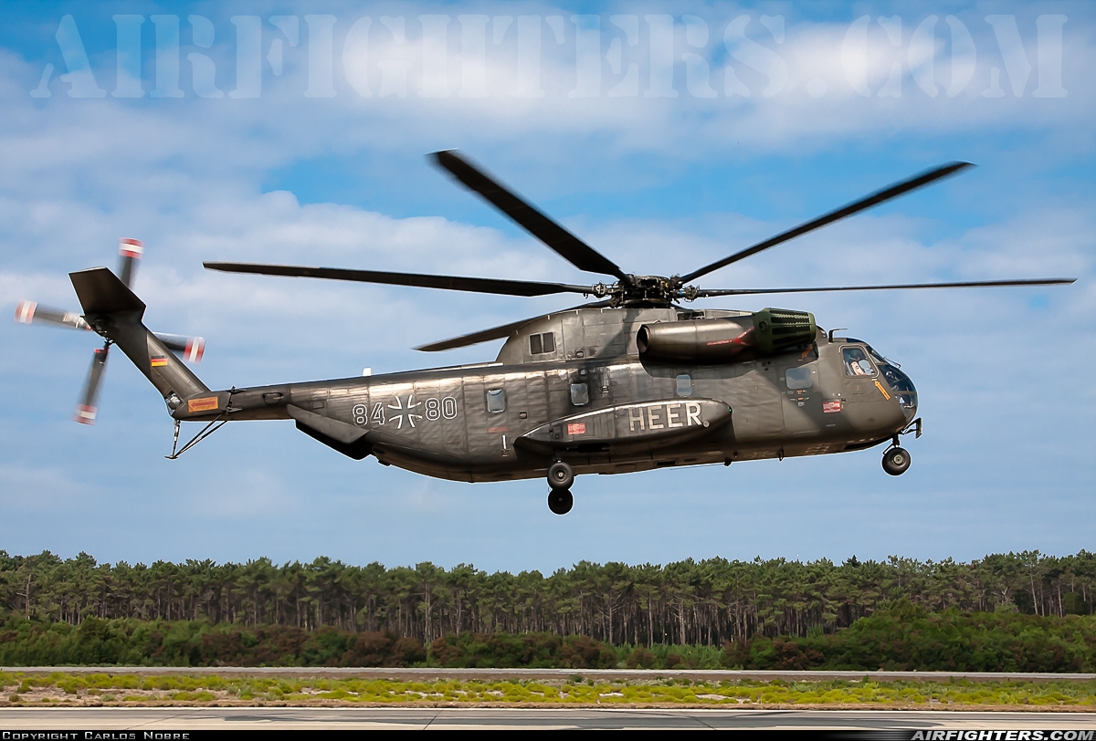 Germany - Air Force Sikorsky CH-53G (S-65) 84+80 at Ovar (AM1) (LPOV), Portugal