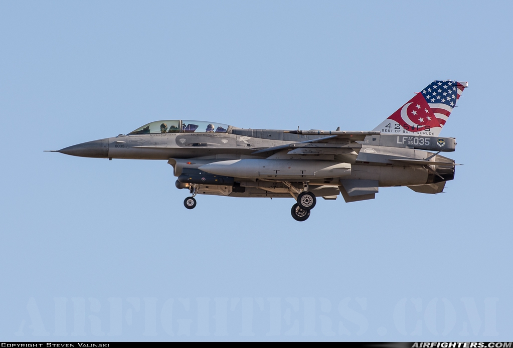 Singapore - Air Force General Dynamics F-16D Fighting Falcon 96-5035 at Glendale (Phoenix) - Luke AFB (LUF / KLUF), USA