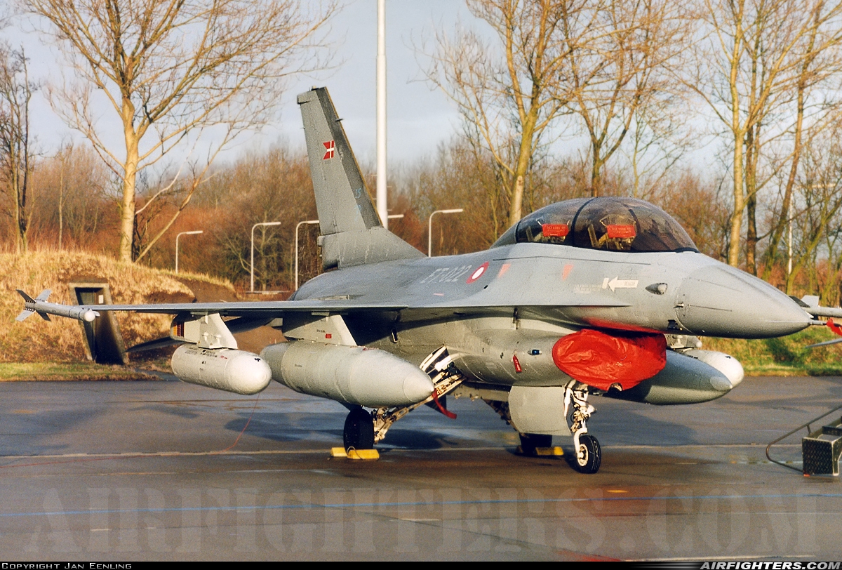 Denmark - Air Force General Dynamics F-16B Fighting Falcon ET-022 at Leeuwarden (LWR / EHLW), Netherlands