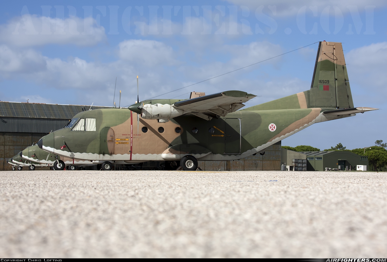 Portugal - Air Force CASA C-212-100 Aviocar 16509 at Montijo (BA6) (LPMT), Portugal