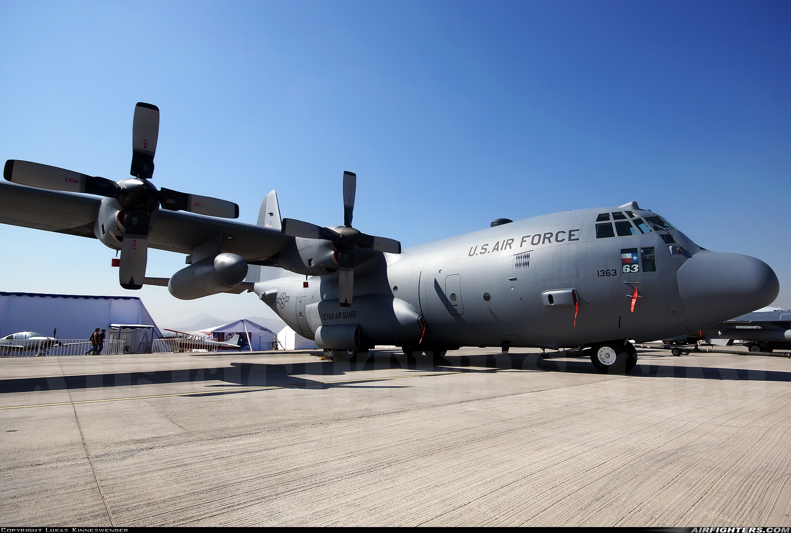 USA - Air Force Lockheed C-130H Hercules (L-382) 85-1363 at Santiago - Arturo Merino Benitez (Pudahuel) (SCL / SCEL), Chile