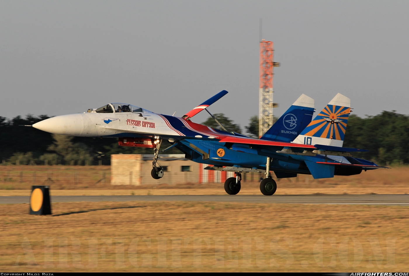 Russia - Air Force Sukhoi Su-27S 10 BLUE at Kecskemet (LHKE), Hungary