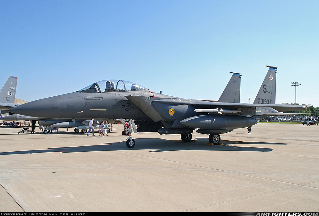 USA - Air Force McDonnell Douglas F-15E Strike Eagle 87-0193 at Bossier City - Barksdale AFB (BAD / KBAD), USA