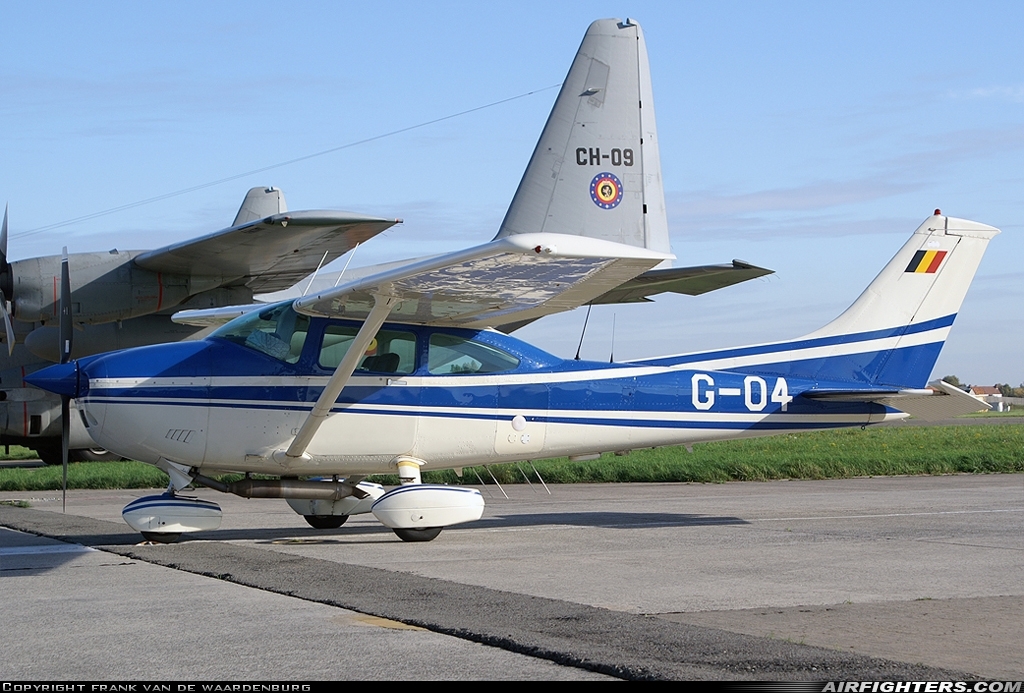 Belgium - Police Cessna 182T G-04 at Brussels - National (Zaventem) / Melsbroek (BRU / EBBR / EBMB), Belgium