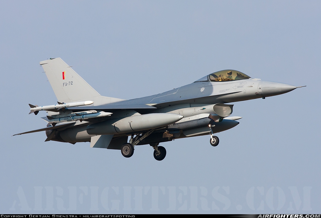 Belgium - Air Force General Dynamics F-16AM Fighting Falcon FA-72 at Leeuwarden (LWR / EHLW), Netherlands