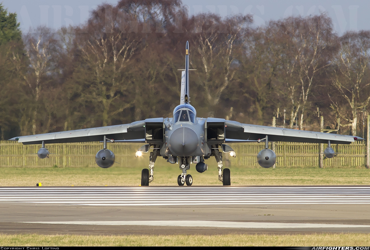 UK - Air Force Panavia Tornado GR4 ZA614 at Coningsby (EGXC), UK