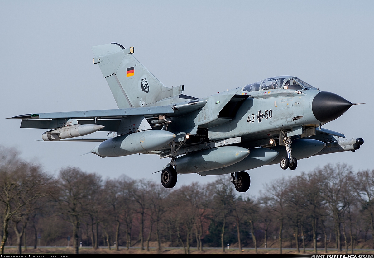 Germany - Air Force Panavia Tornado IDS 43+50 at Wittmundhafen (Wittmund) (ETNT), Germany