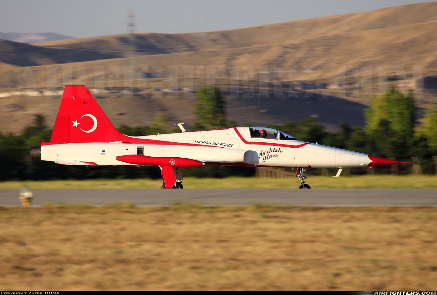 Türkiye - Air Force Canadair NF-5A-2000 (CL-226) 71-3058 at Afyon (LTAH), Türkiye