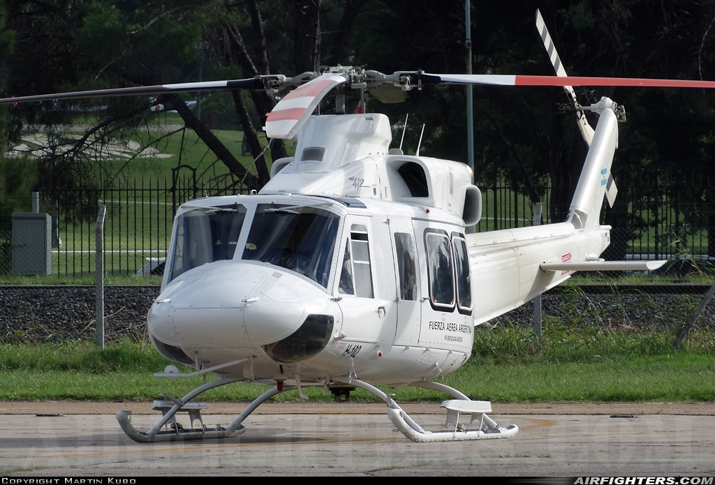 Argentina - Air Force Bell 412EP H-102 at El Palomar (PAL / SADP), Argentina