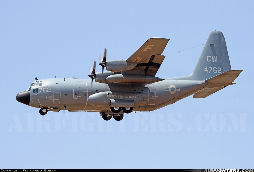 USA - Navy Lockheed C-130T Hercules (L-382) 164762 at Seville - Moron de la Frontera (OZP / LEMO), Spain