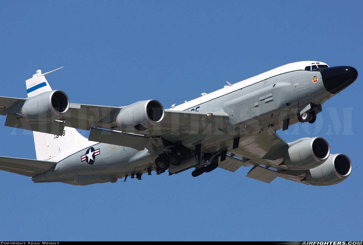USA - Air Force Boeing RC-135V Rivet Joint (739-445B) 64-14848 at Omaha - Eppley (OMA / KOMA), USA