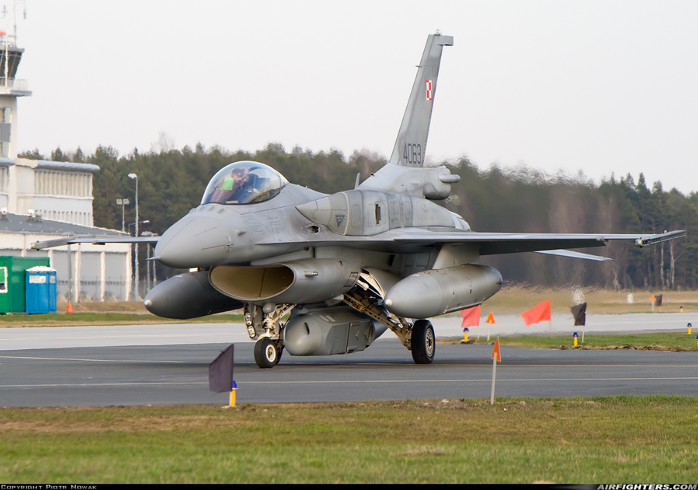 Poland - Air Force General Dynamics F-16C Fighting Falcon 4063 at Lask (EPLK), Poland
