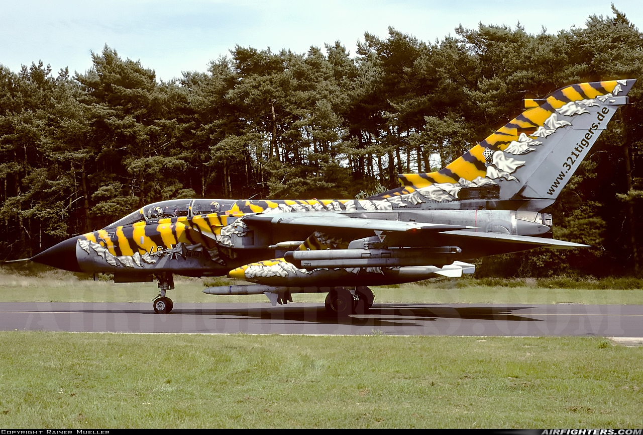 Germany - Air Force Panavia Tornado ECR 46+44 at Kleine Brogel (EBBL), Belgium