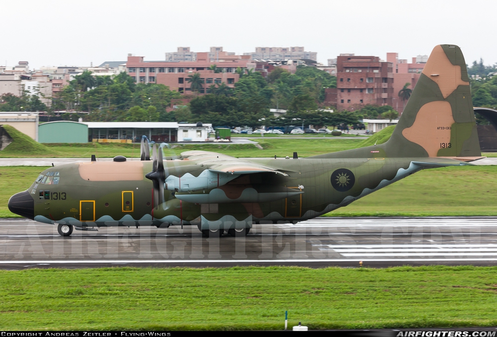 Taiwan - Air Force Lockheed C-130H Hercules (L-382) 1313 at Hualien (HUN /RCYU), Taiwan
