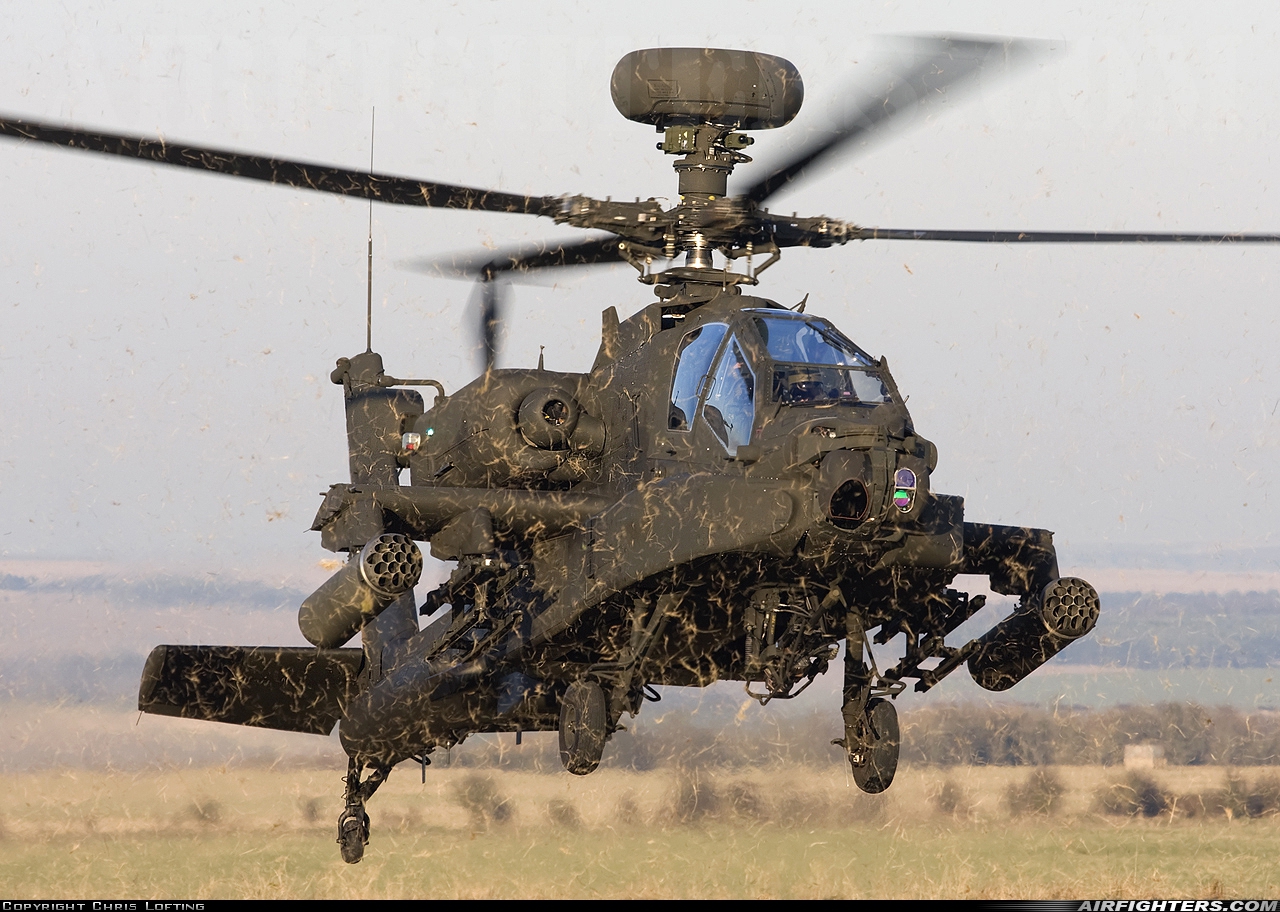 UK - Army Westland Apache AH1 (WAH-64D) ZJ221 at Off-Airport - Salisbury Plain, UK