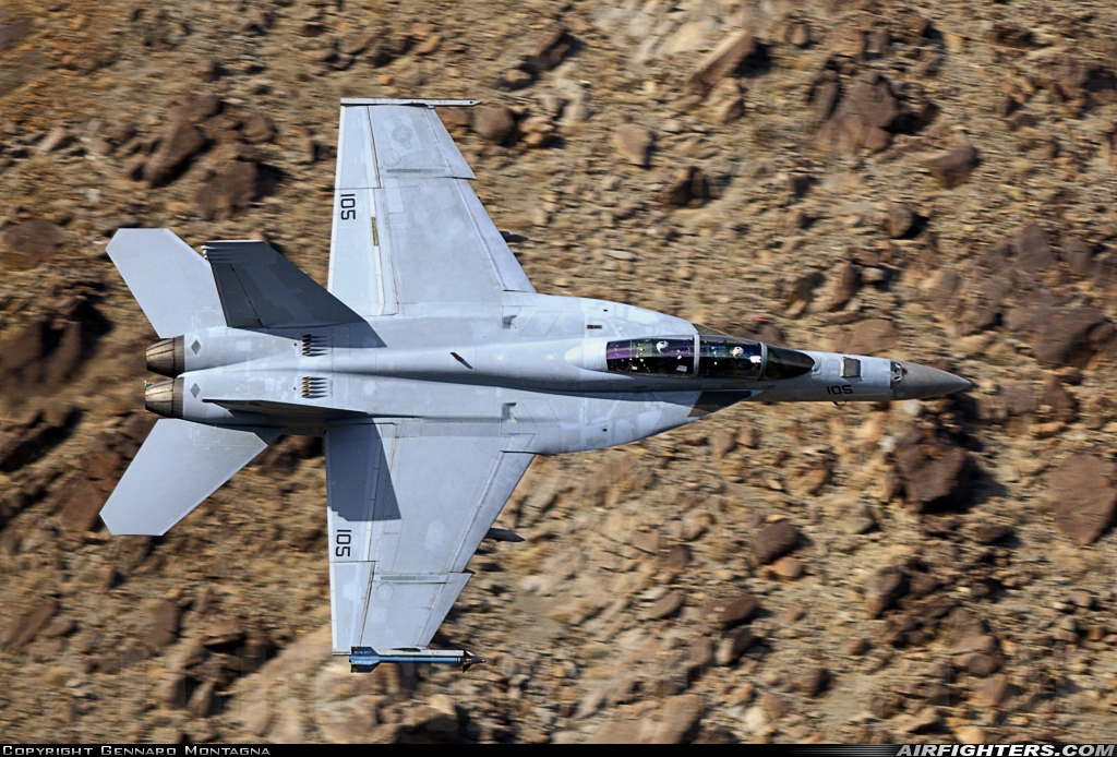 USA - Navy Boeing F/A-18F Super Hornet 166878 at Off-Airport - Rainbow Canyon area, USA