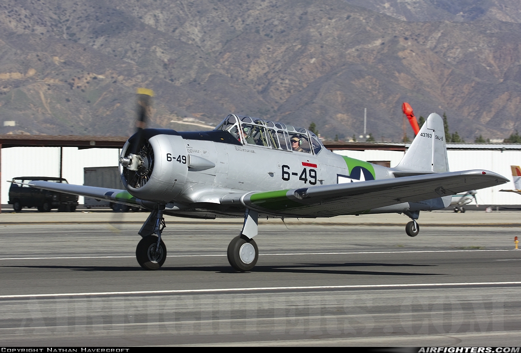 Private - Commemorative Air Force North American SNJ-5 Texan N7300C at Upland - Cable (CCB), USA