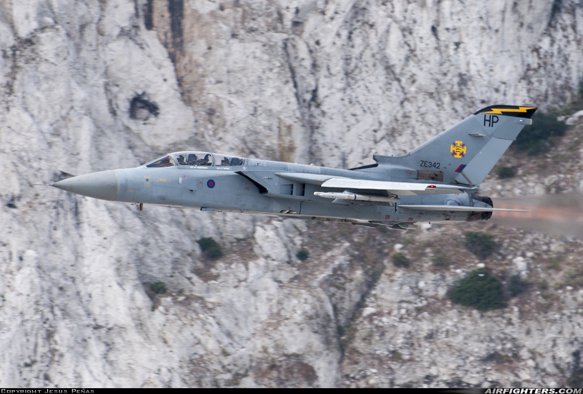 UK - Air Force Panavia Tornado F3 ZE342 at Gibraltar - North Front (GIB / LXGB), Gibraltar