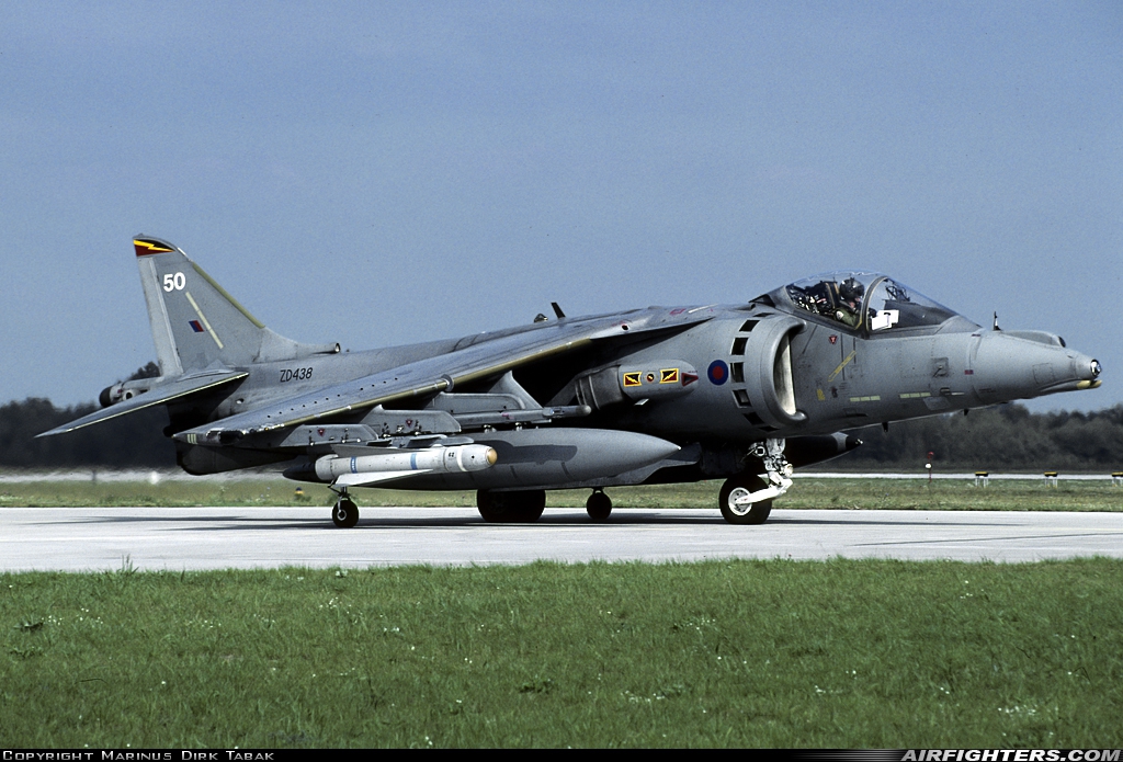 UK - Air Force British Aerospace Harrier GR.9 ZD438 at Poznan / Krzesiny (EPKS), Poland