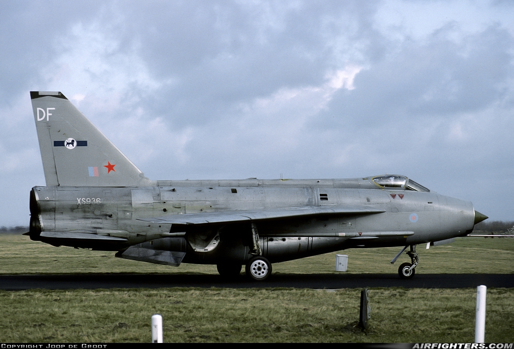 UK - Air Force English Electric Lightning F6 XS936 at Leeuwarden (LWR / EHLW), Netherlands