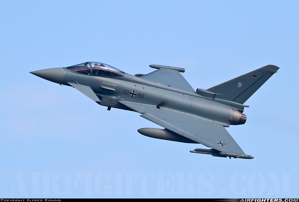 Germany - Air Force Eurofighter EF-2000 Typhoon S 30+98 at Leeuwarden (LWR / EHLW), Netherlands