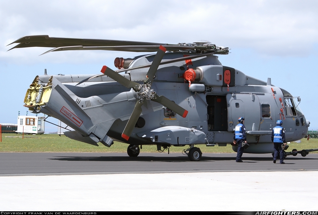 UK - Navy AgustaWestland Merlin HM1 (Mk111) ZH843 at Culdrose (EGDR), UK