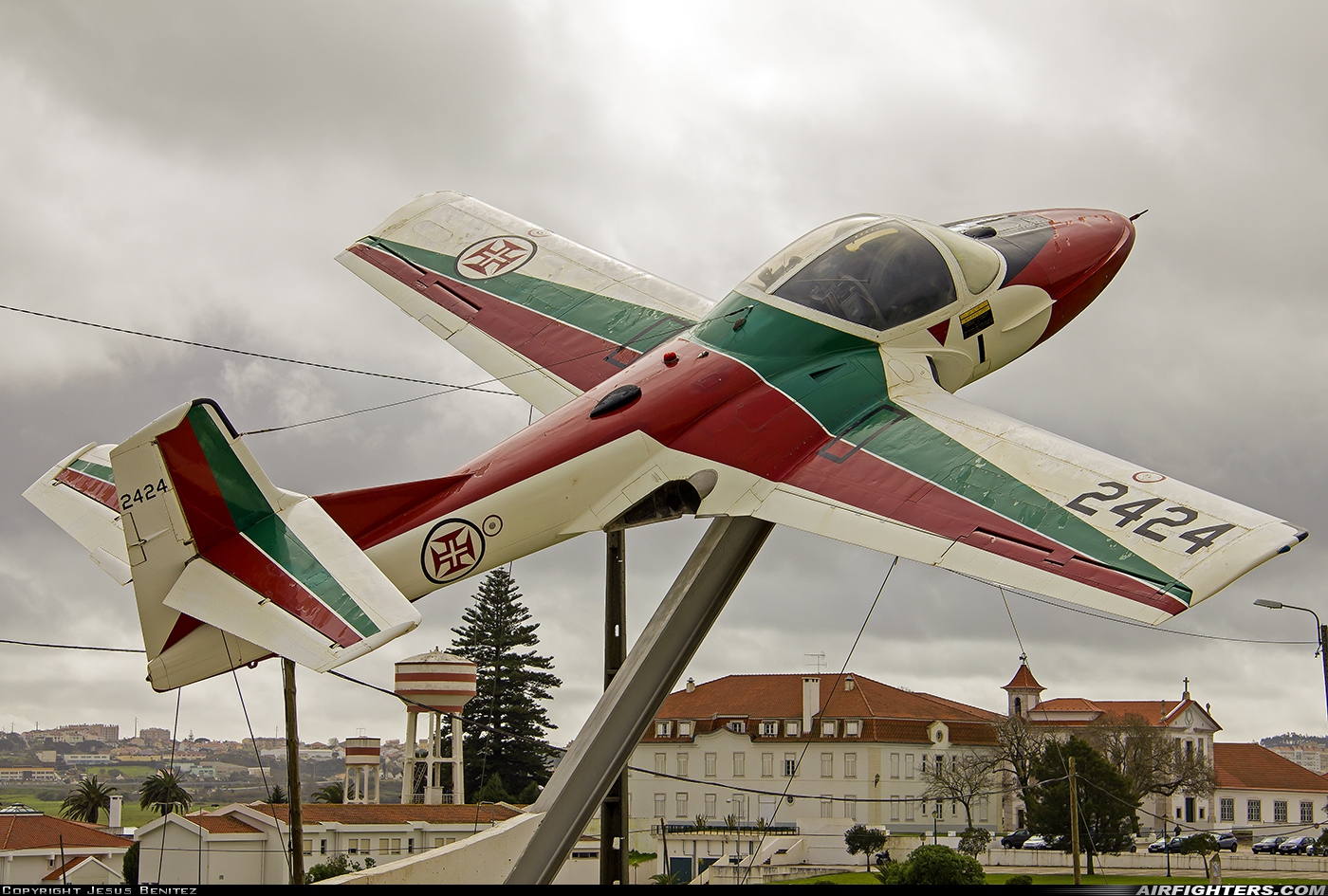 Portugal - Air Force Cessna T-37C Tweety Bird (318C) 2424 at Sintra (- Granja do Marques) (BA1) (LPST), Portugal