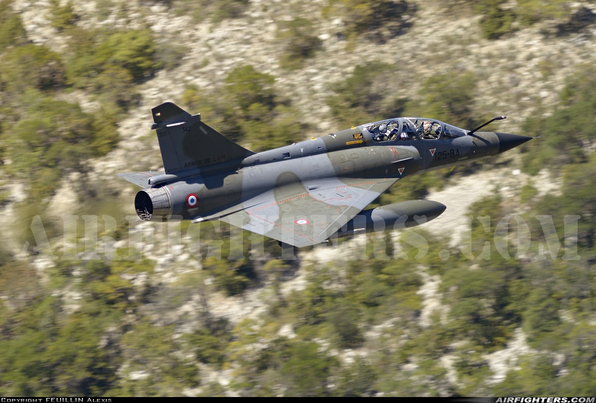 France - Air Force Dassault Mirage 2000N 342 at Off-Airport - Puy de Dome, France