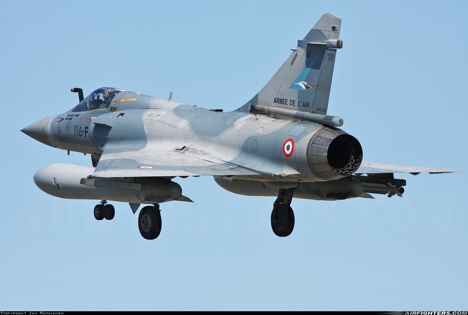 France - Air Force Dassault Mirage 2000-5F 41 at Nancy - Ochey (LFSO), France