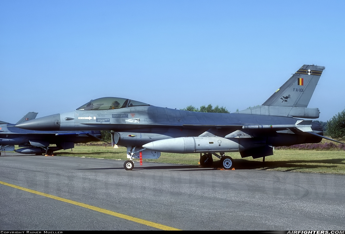 Belgium - Air Force General Dynamics F-16A Fighting Falcon FA-101 at Kleine Brogel (EBBL), Belgium