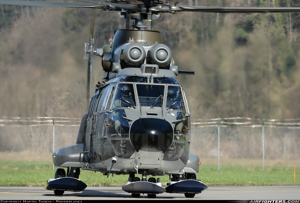 Switzerland - Air Force Aerospatiale AS-332M1 Super Puma T-317 at Alpnach (LSMA), Switzerland