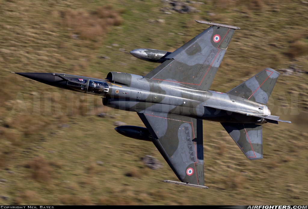 France - Air Force Dassault Mirage F1CR 654 at Off-Airport - Machynlleth Loop Area, UK