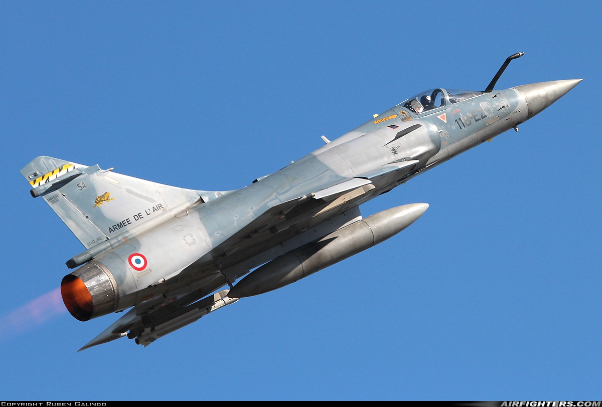 France - Air Force Dassault Mirage 2000-5F 54 at Mont de Marsan (LFBM), France