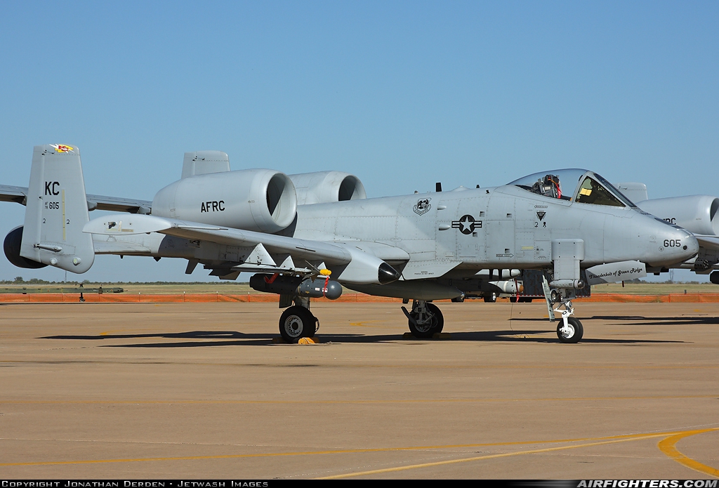 USA - Air Force Fairchild OA-10A Thunderbolt II 78-0605 at Wichita Falls - Municipal / Sheppard AFB (SPS / KSPS), USA