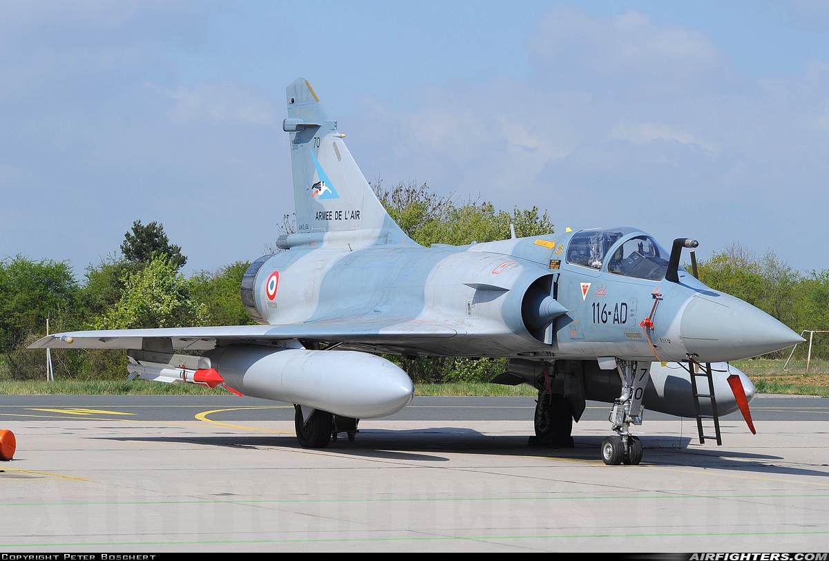 France - Air Force Dassault Mirage 2000-5F 70 at Nancy - Ochey (LFSO), France