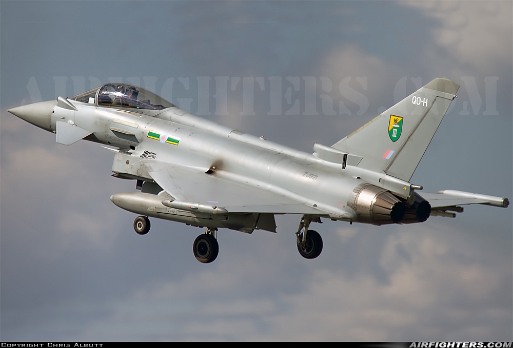 UK - Air Force Eurofighter Typhoon FGR4 ZJ921 at Coningsby (EGXC), UK