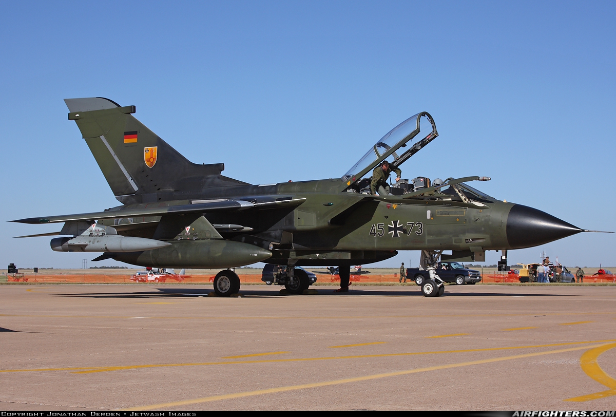 Germany - Air Force Panavia Tornado IDS(T) 45+73 at Wichita Falls - Municipal / Sheppard AFB (SPS / KSPS), USA
