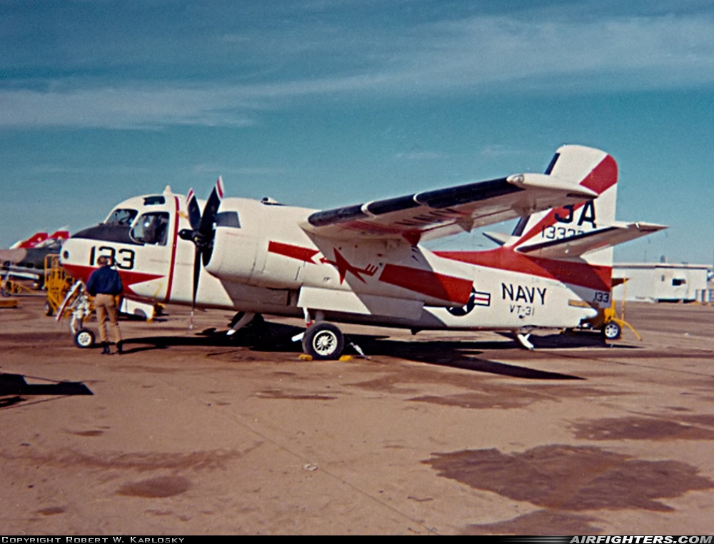 USA - Navy Grumman S-2A Tracker (G-121/S2F-1) 133327 at Tucson - Davis-Monthan AFB (DMA / KDMA), USA