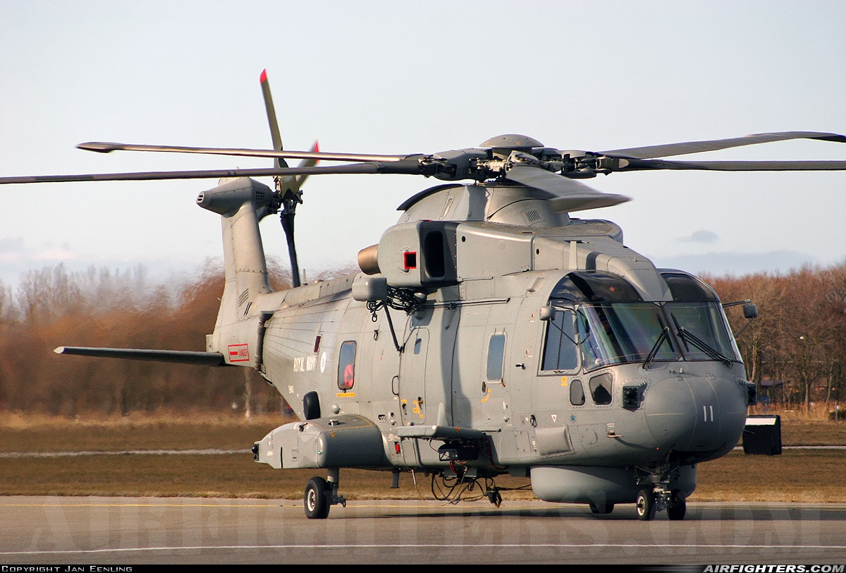 UK - Navy AgustaWestland Merlin HM1 (Mk111) ZH843 at Den Helder - De Kooy (DHR / EHKD), Netherlands