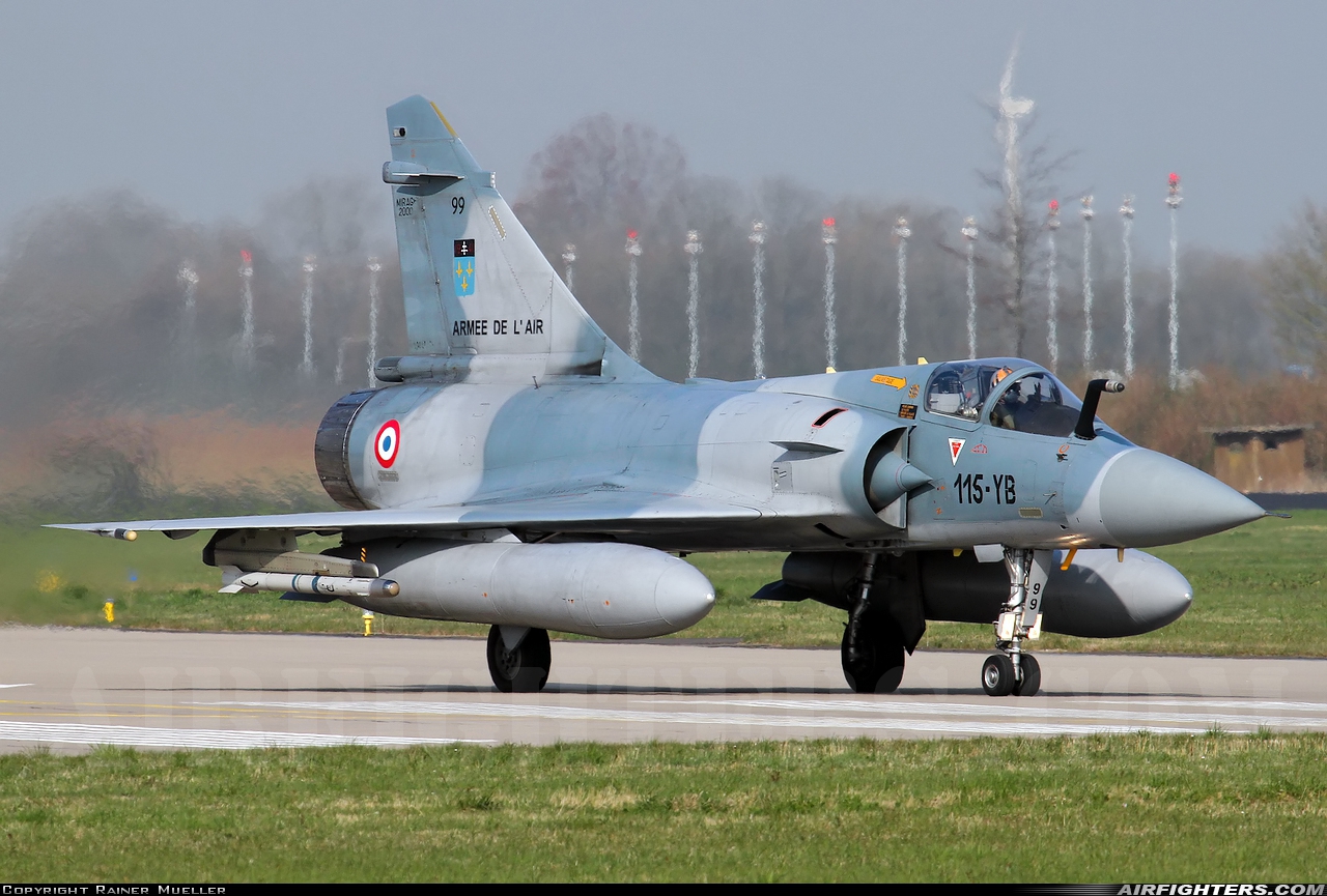 France - Air Force Dassault Mirage 2000C 99 at Leeuwarden (LWR / EHLW), Netherlands