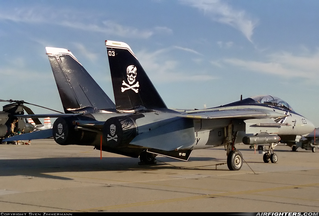 USA - Navy Grumman F-14B Tomcat 161435 at Virginia Beach - Oceana NAS / Apollo Soucek Field (NTU / KNTU), USA