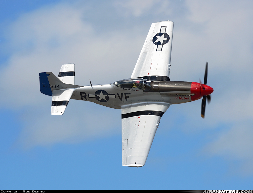 Private North American P-51D Mustang NL151CF at Titusville (/ Cocoa Beach) - Space Coast Regional, USA