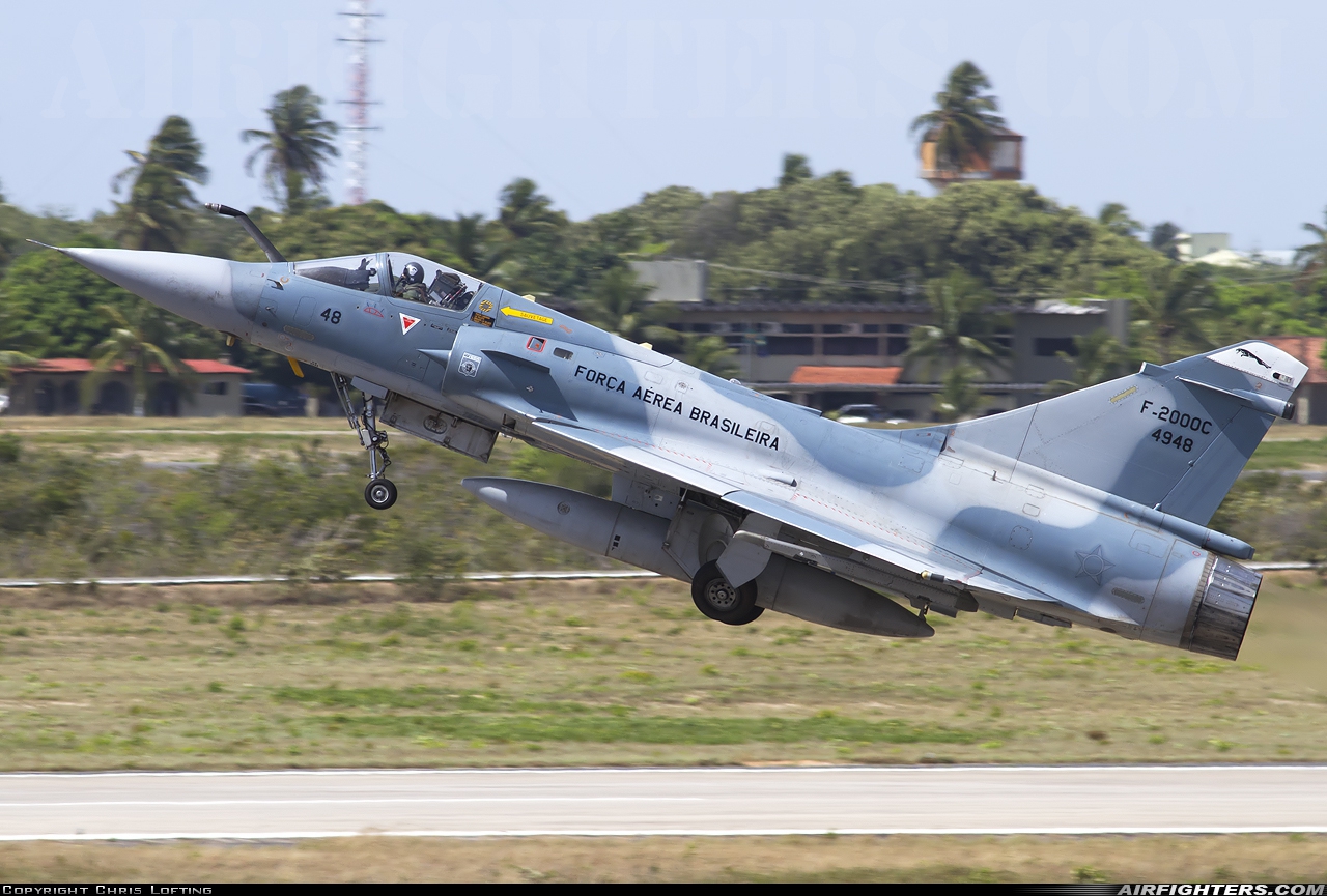 Brazil - Air Force Dassault Mirage F-2000C (Mirage 2000C) 4948 at Natal - Augusto Severo (NAT / SBNT), Brazil