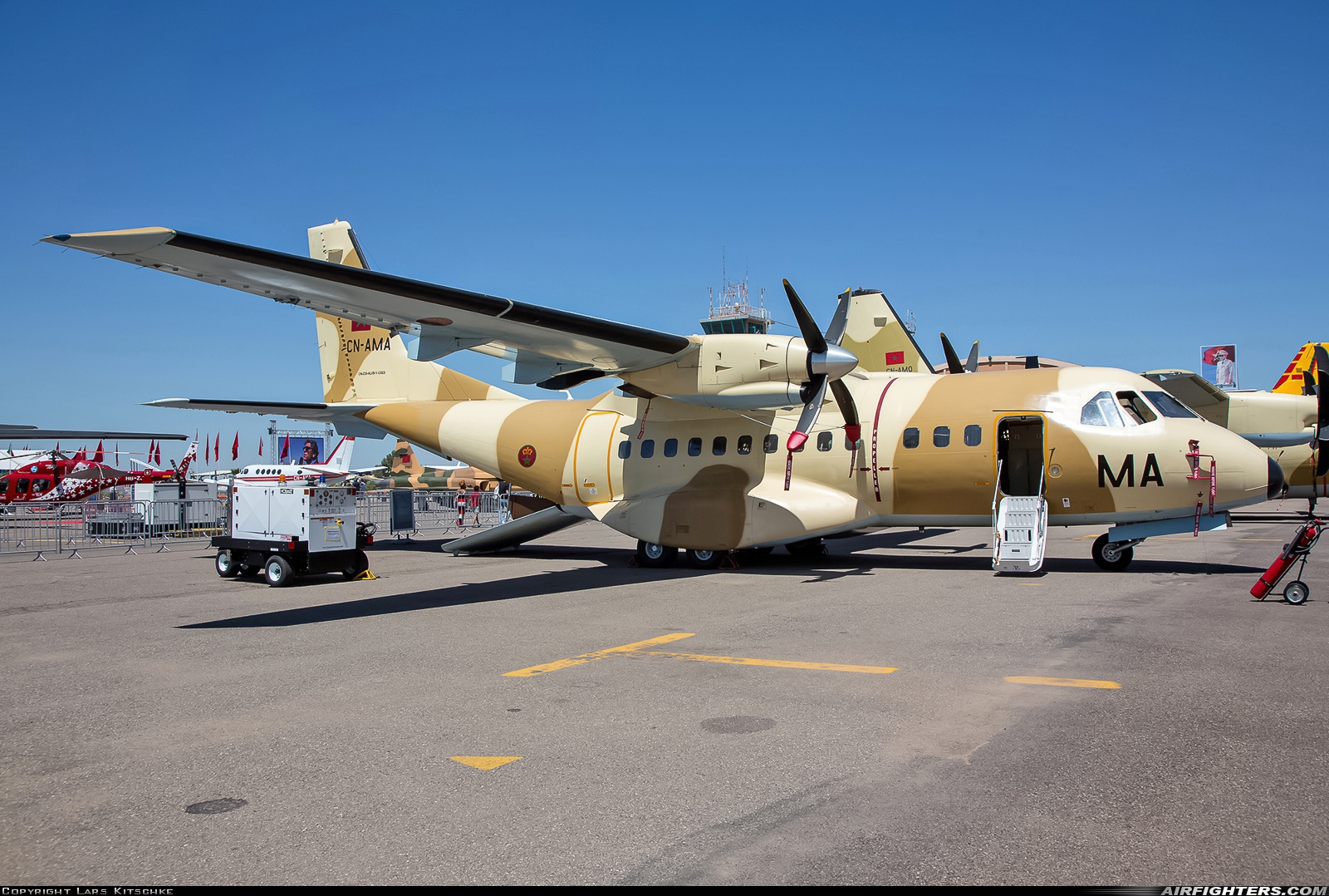 Morocco - Air Force CASA CN235M-100 CN-AMA at Marrakech - Menara (RAK / GMMX), Morocco