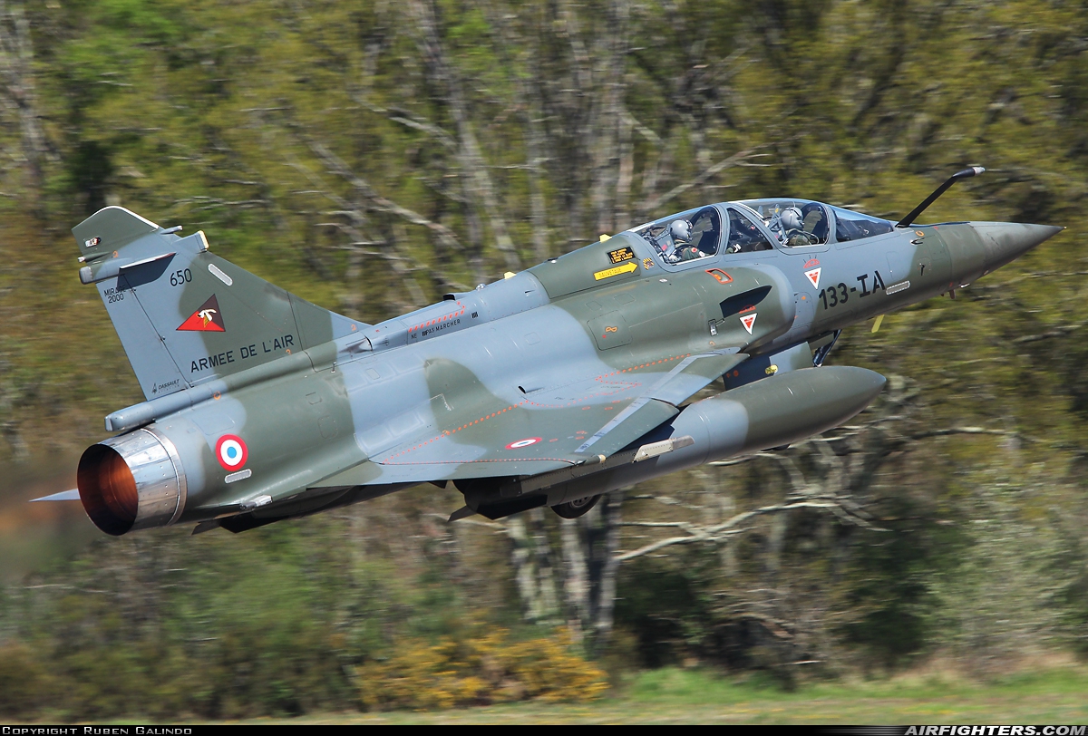 France - Air Force Dassault Mirage 2000D 650 at Mont de Marsan (LFBM), France