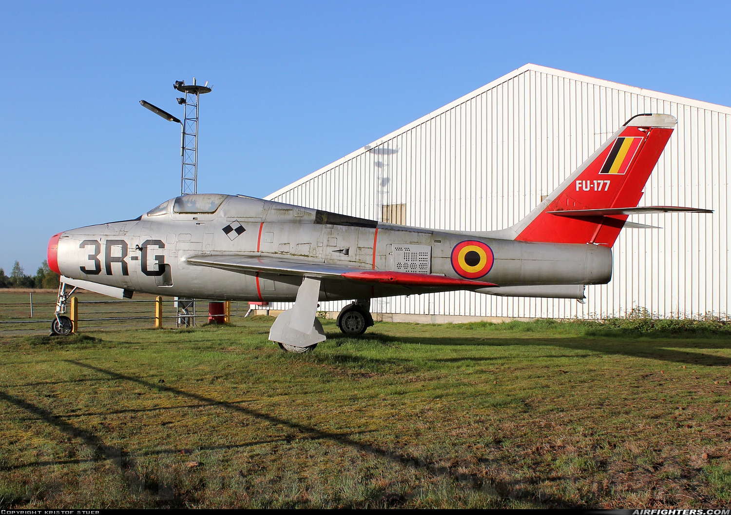 Belgium - Air Force Republic F-84F Thunderstreak FU-177 at Leopoldsburg - Hechtel-Eksel (Sanicole) (EBLE), Belgium