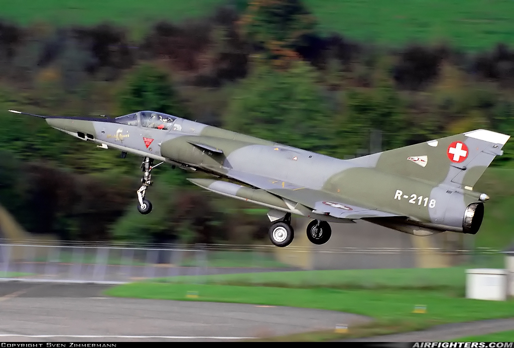 Switzerland - Air Force Dassault Mirage IIIRS R-2118 at Dubendorf (LSMD), Switzerland