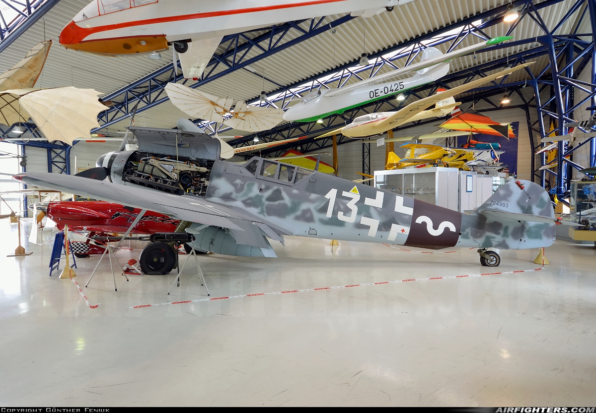 Germany - Air Force Messerschmitt Bf-109G-6 784993 at Wiener Neustadt - Ost (LOAN), Austria